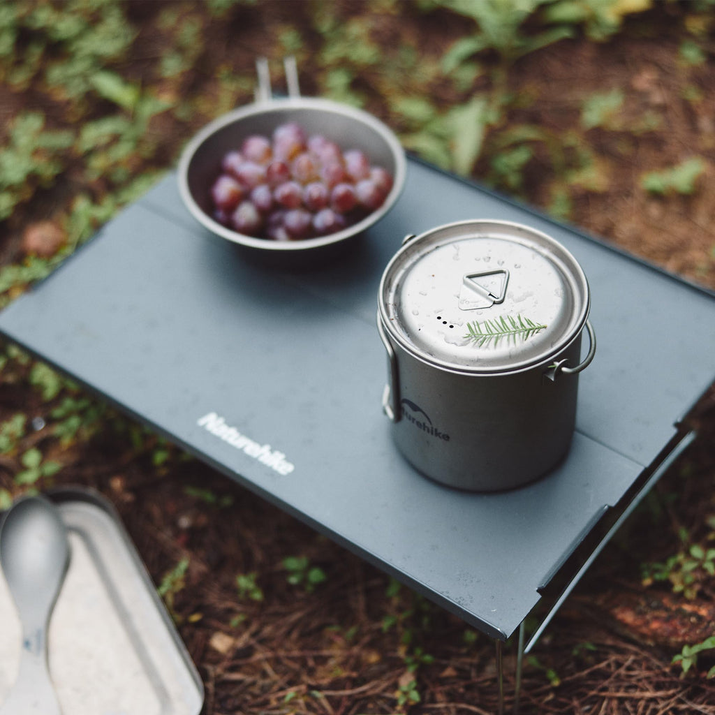 Naturehike Portable 650ml Titanium Mug Cup, Backpacking Ultralight Titanium Cook, view 3