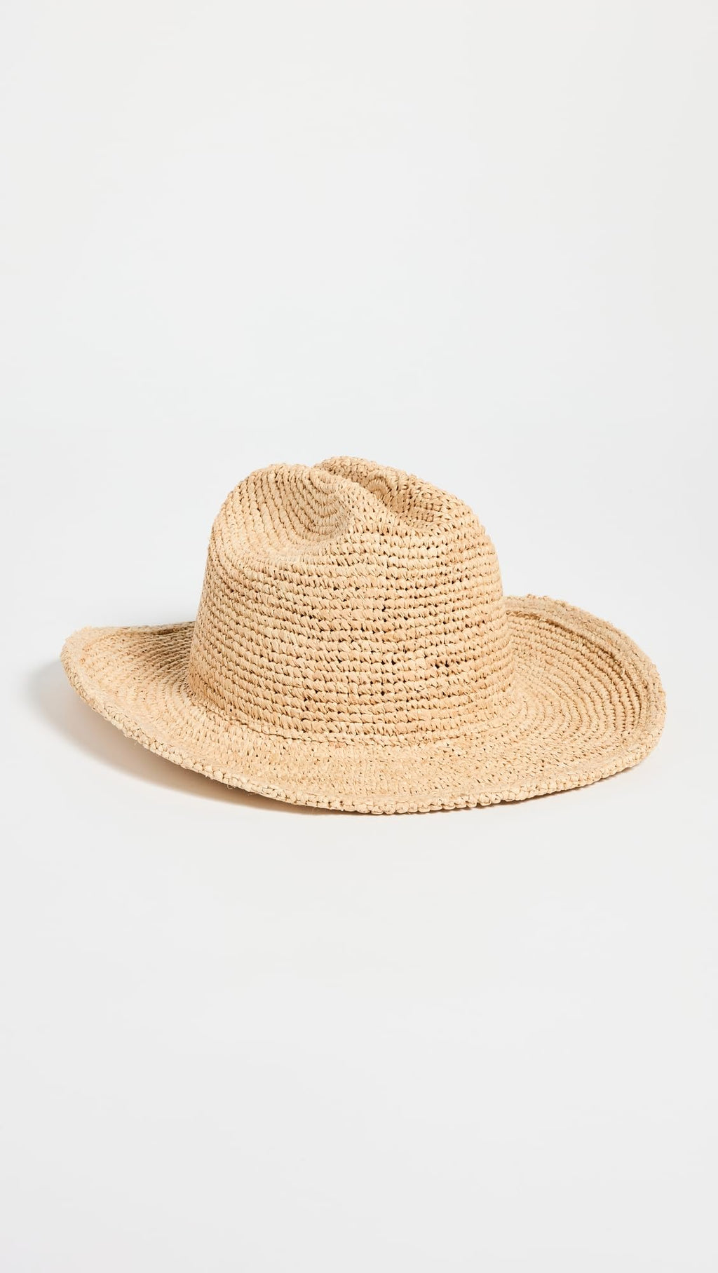 Lack of Color Women's Raffia Cowboy Hat, Natural, LG (59cm), view 2