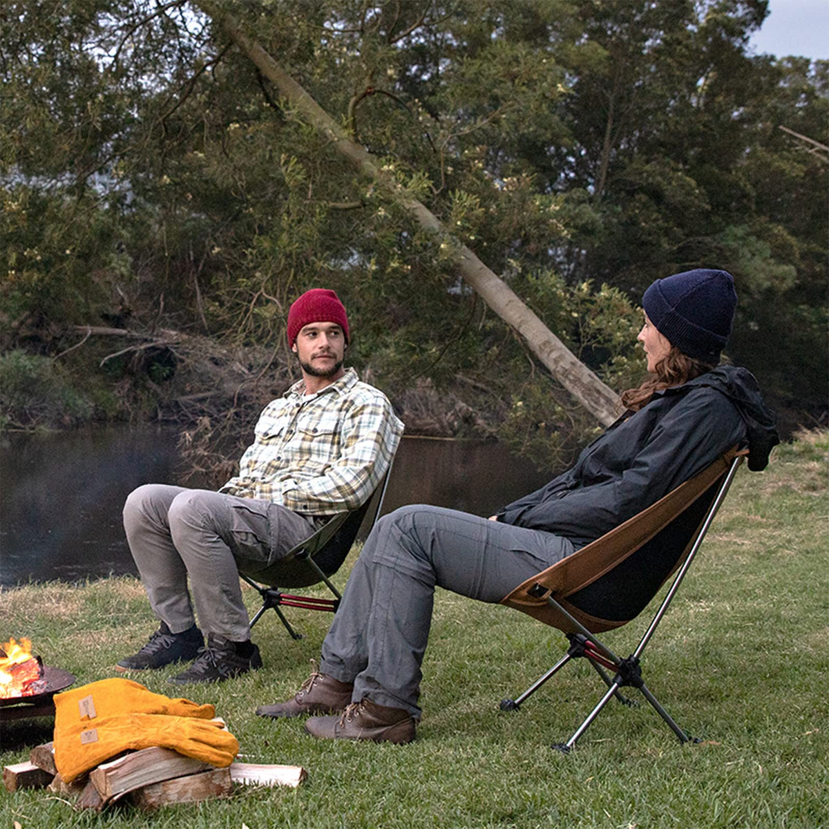Naturehike Camping Chair, Foldable Chair with Storage Bag, Outdoor Portable Chai