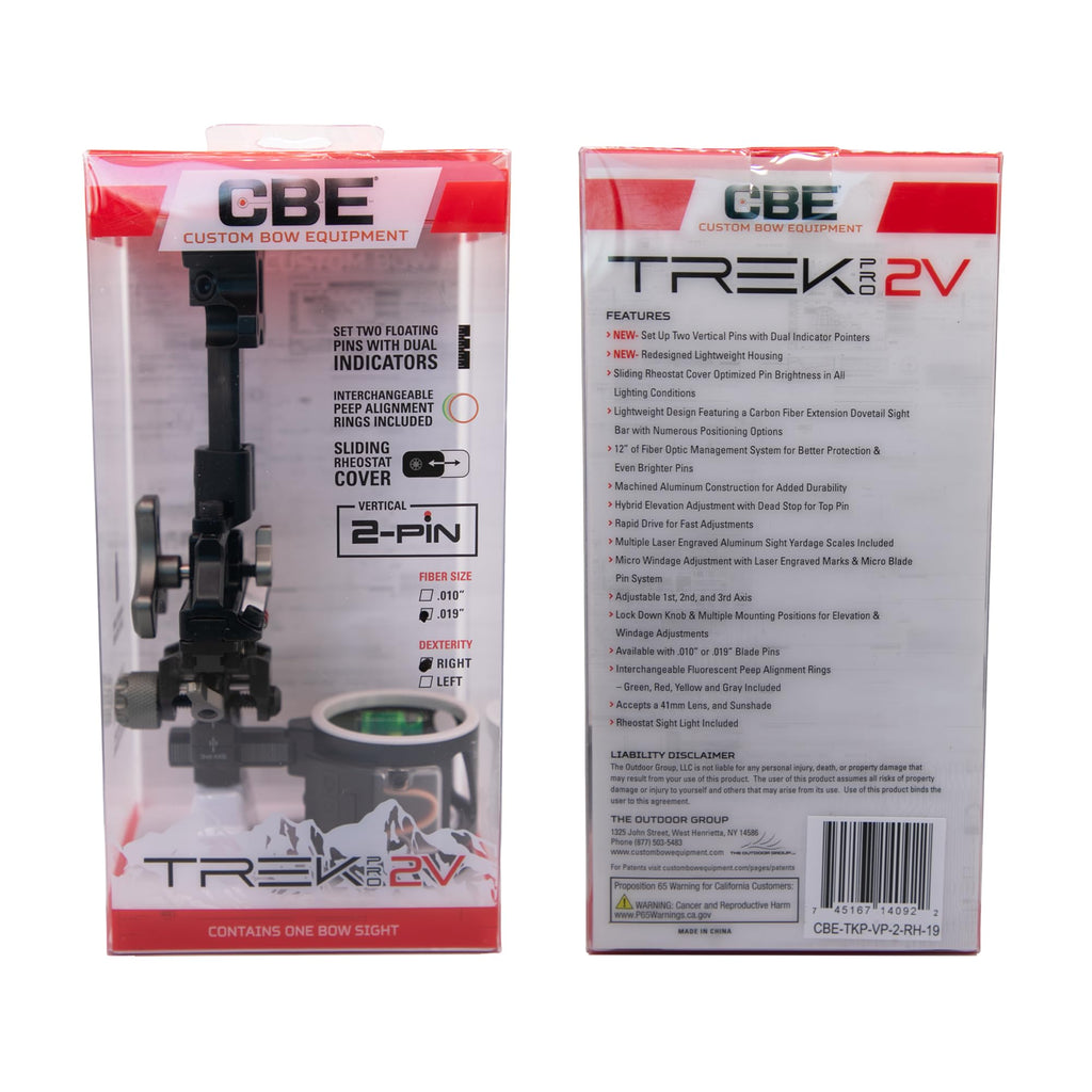 CBE Trek Pro, Vertical Pin, 2 Pin, 019, RH, view 4