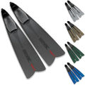 SEAC Talent Adults Medium-Long Camo Fins for Scuba Diving and Spearfishing, Blac