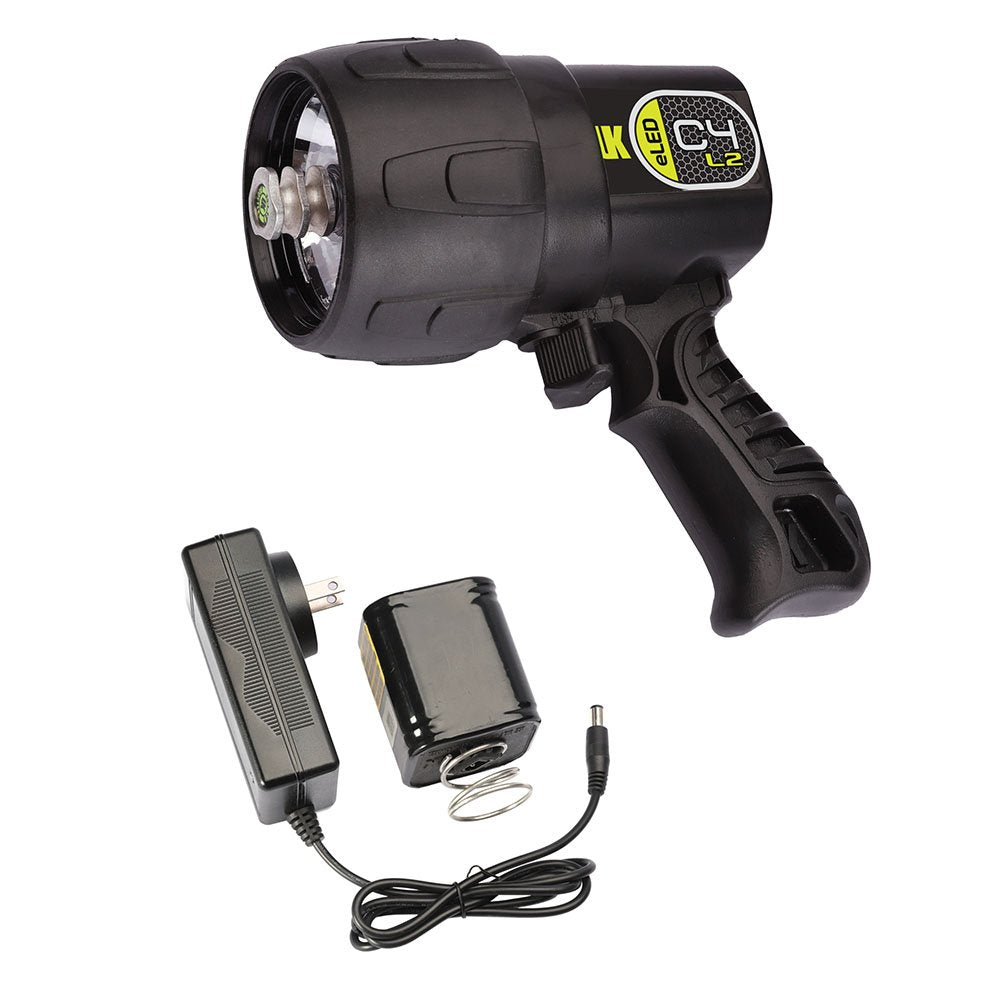 Underwater Kinetics C4 eLED (L2) Dive Light w/ NiMH Battery/Charger, Black
