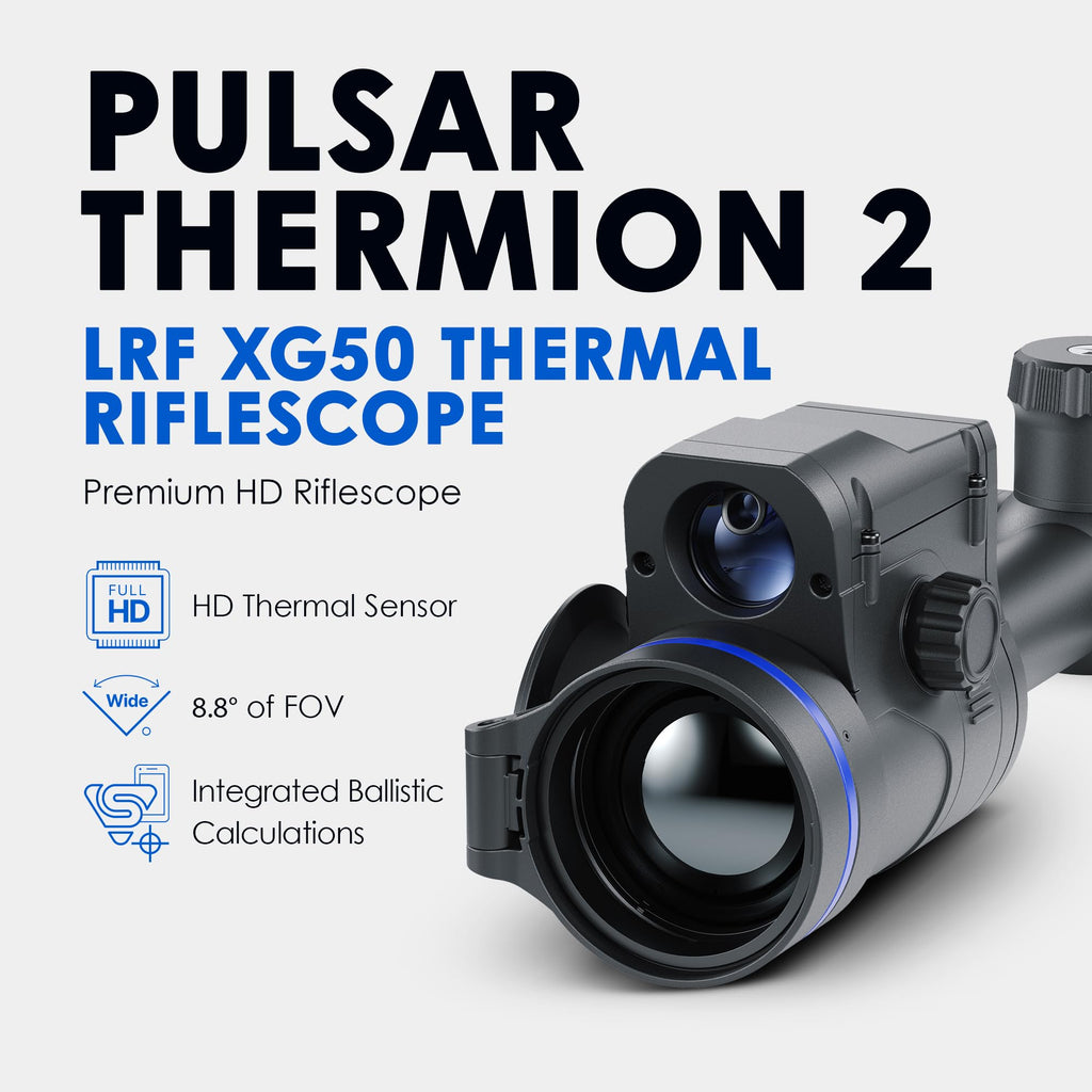 Pulsar Thermion 2 LRF XG50 Thermal Riflescope with Laser Range Finder, view 2