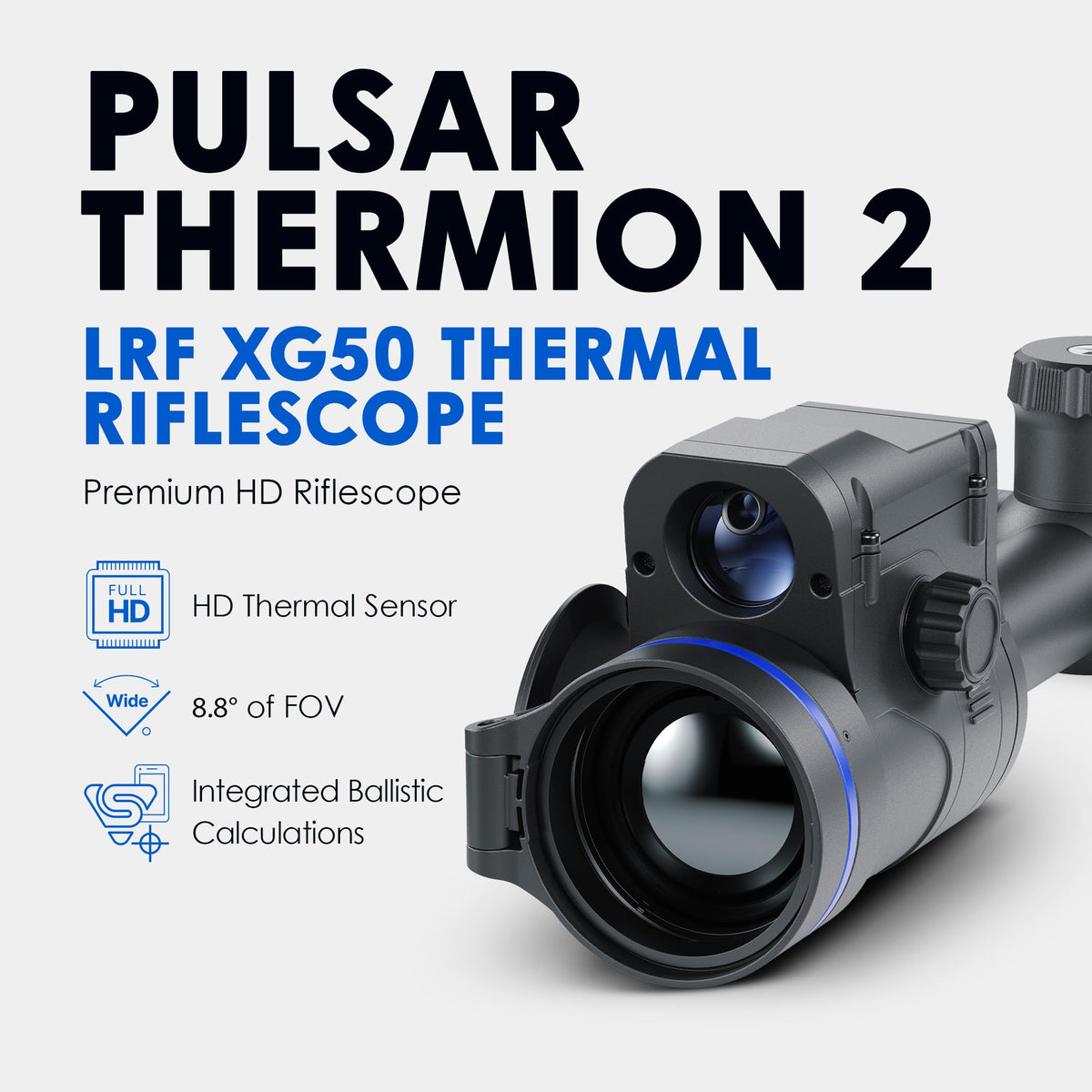 Pulsar Thermion 2 LRF XG50 Thermal Riflescope with Laser Range Finder