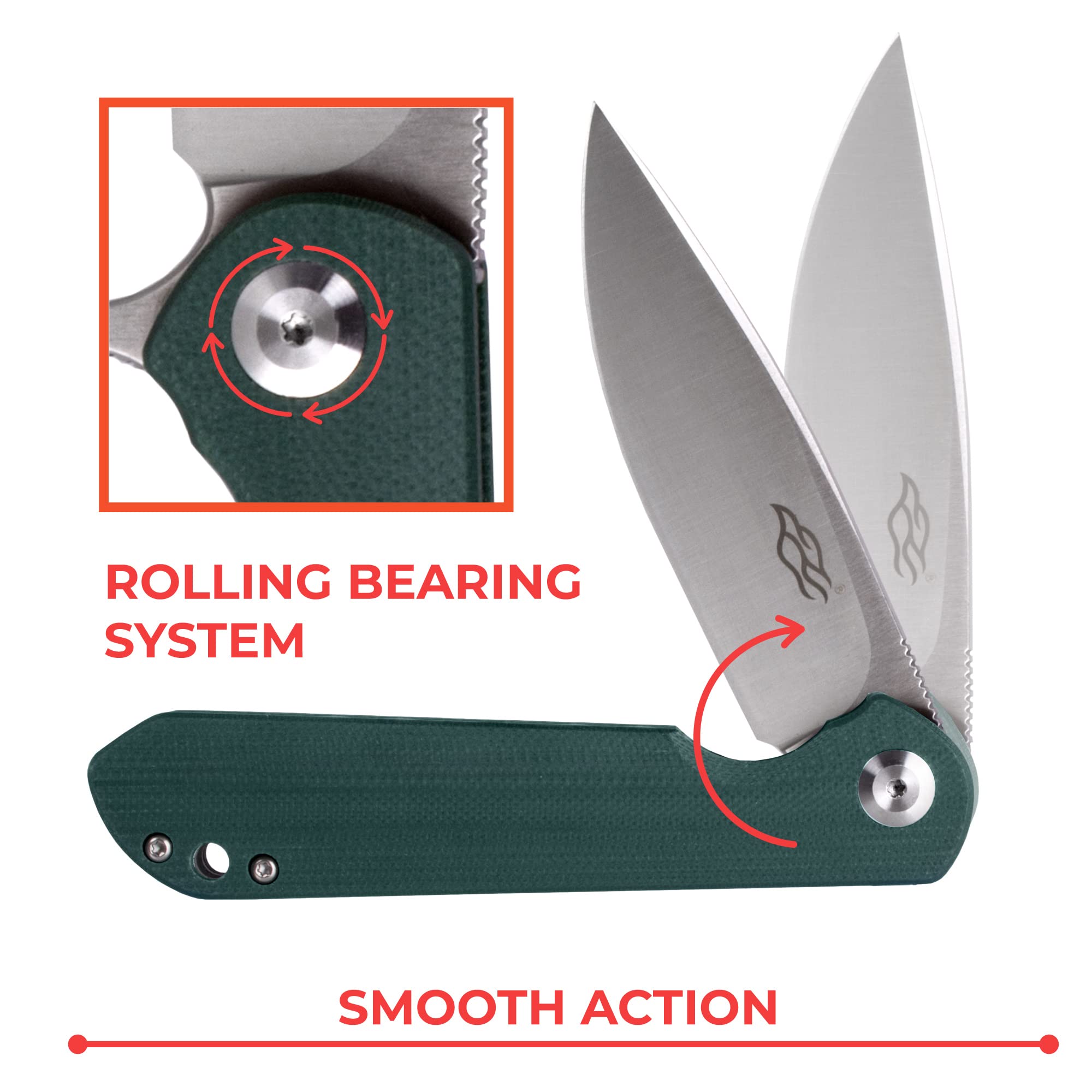 Firebird GANZO FH41S-GB Ball Bearing Pocket Folding Knife