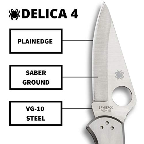 Spyderco Delica 4 Signature Knife with 2.95"