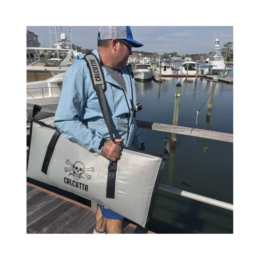 Calcutta Insulated Fish Bag Keeps Ice for 24 Hours | Waterproof Fish Cooler with