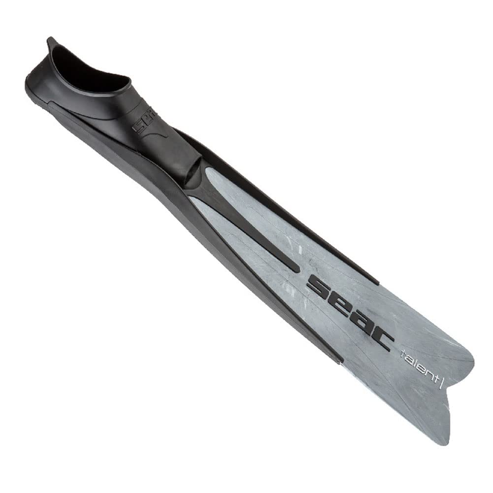 SEAC Talent, Semi-Long Fins for Spearfishing, Free Diving and Diving, camo Grey,