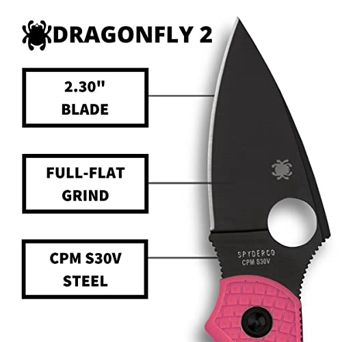 Spyderco Dragonfly 2 Lightweight EDC Folding Pocket Knife, view 3