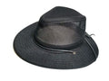 Henschel Hats Aussie Breezer 5310 Cotton Mesh Hat (Black, Large)