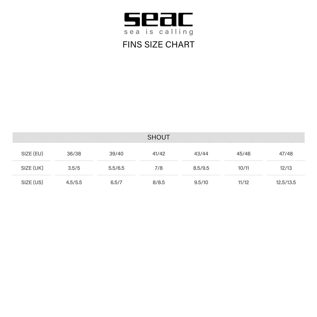 SEAC Shout, Long Fins for Scuba Diving, Spearfishing and Freediving, view 7