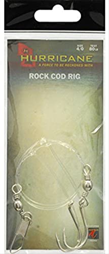 Hurricane Rock Cod Rig, #4/0