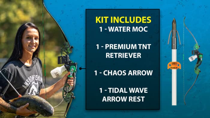 AMS Bowfishing Water Moc Recurve Bowfishing Kit, view 2