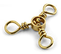 Hurricane Hr Brass 3Way Swivels Sz6 (6 Pack) Fishing-Equipment
