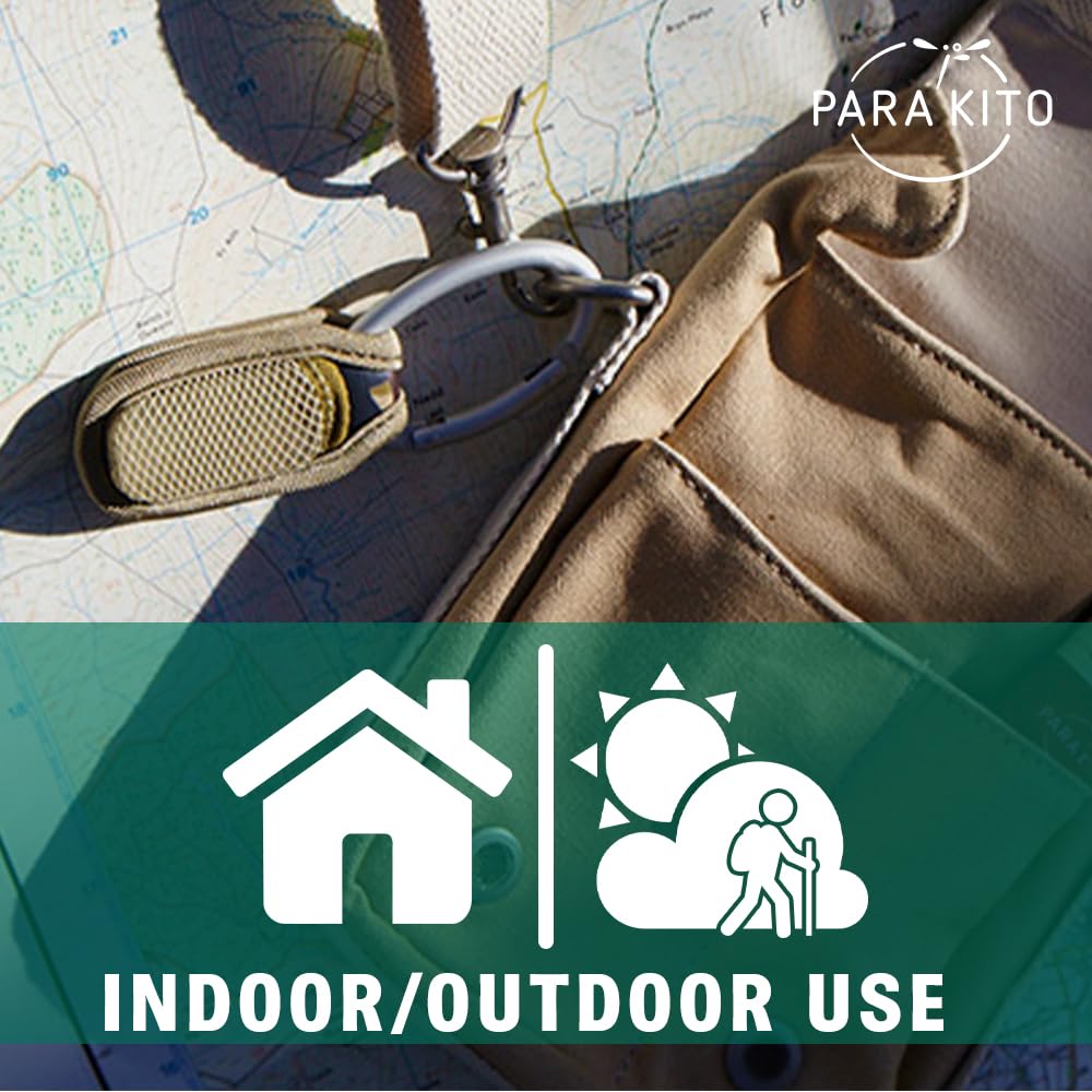 PARA'KITO Mosquito Insect & Bug Repellent Clip w/Natural Essential Oils