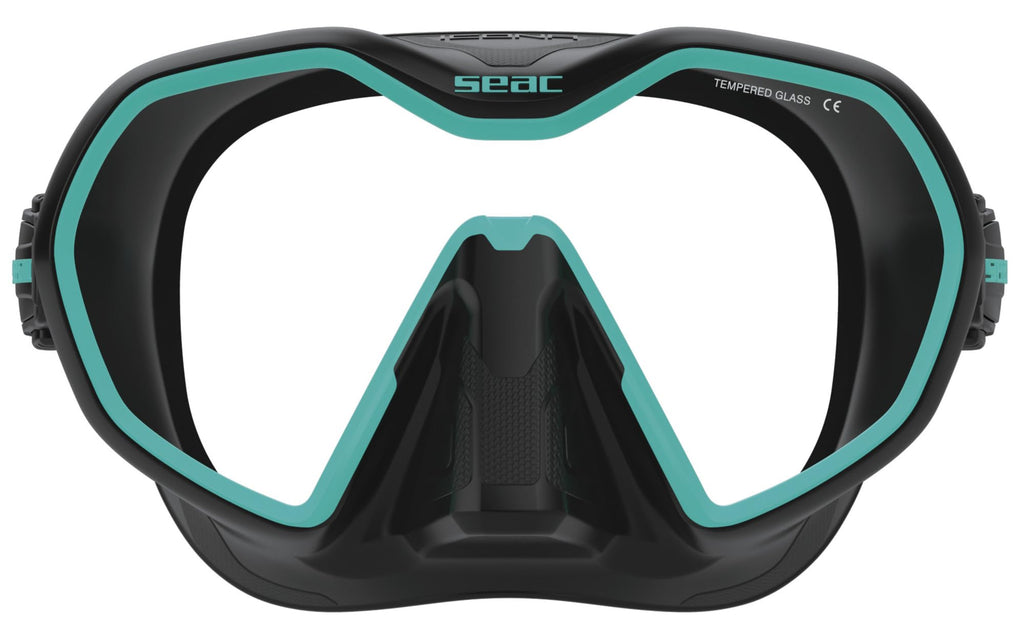 Seac Icona, Frameless Single-Lens mask for Scuba Diving 100% Made in Italy, Tiff, view 2