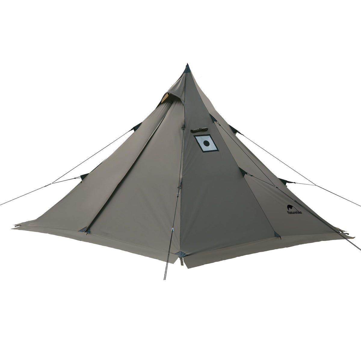 Naturehike Ranch Fire Teepee Tent with Mesh Inner Tent, 4 Season Hot Tent with S