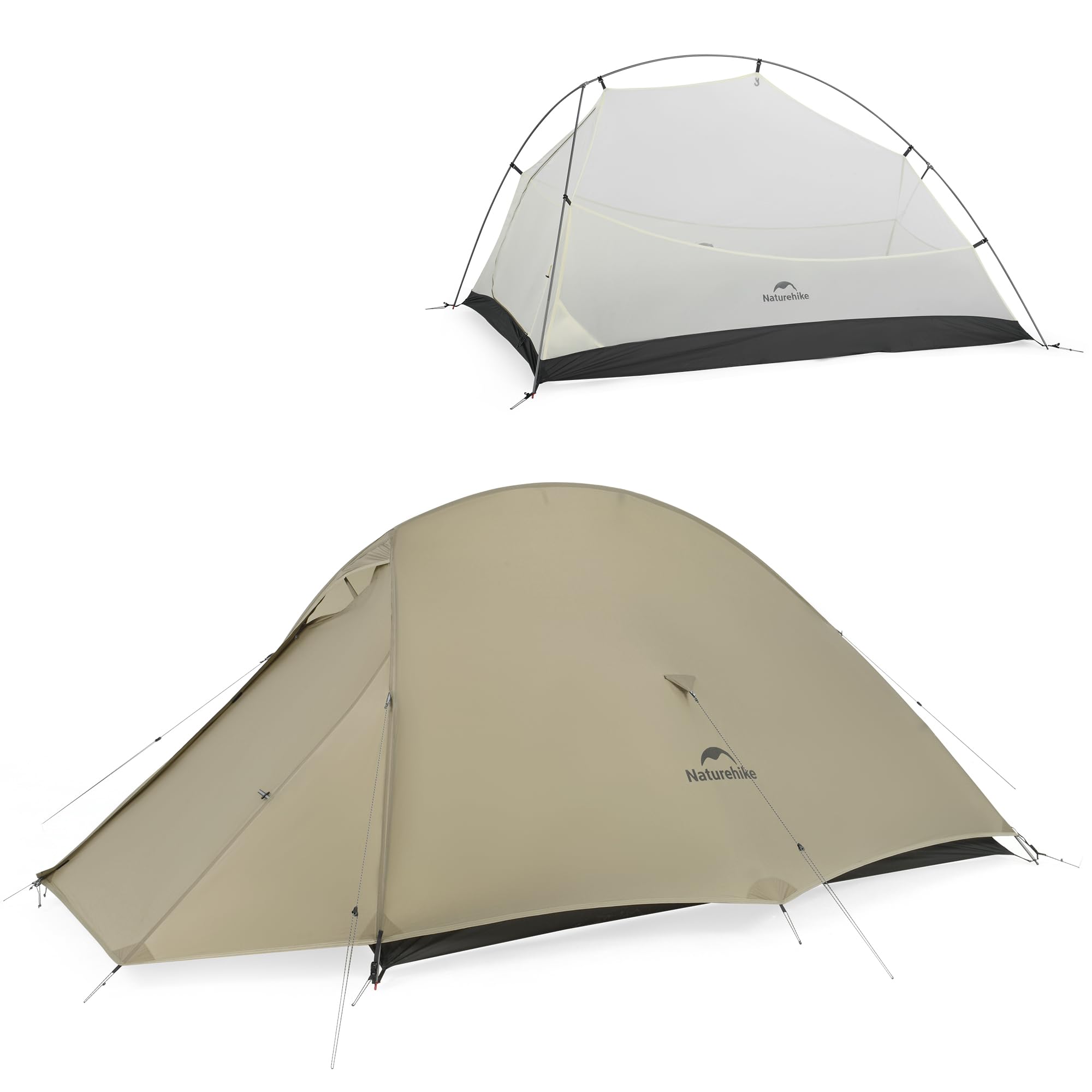 Naturehike Cloud up Pro 2 Person Tent, Double Layer Waterproof Two Person Tent,U