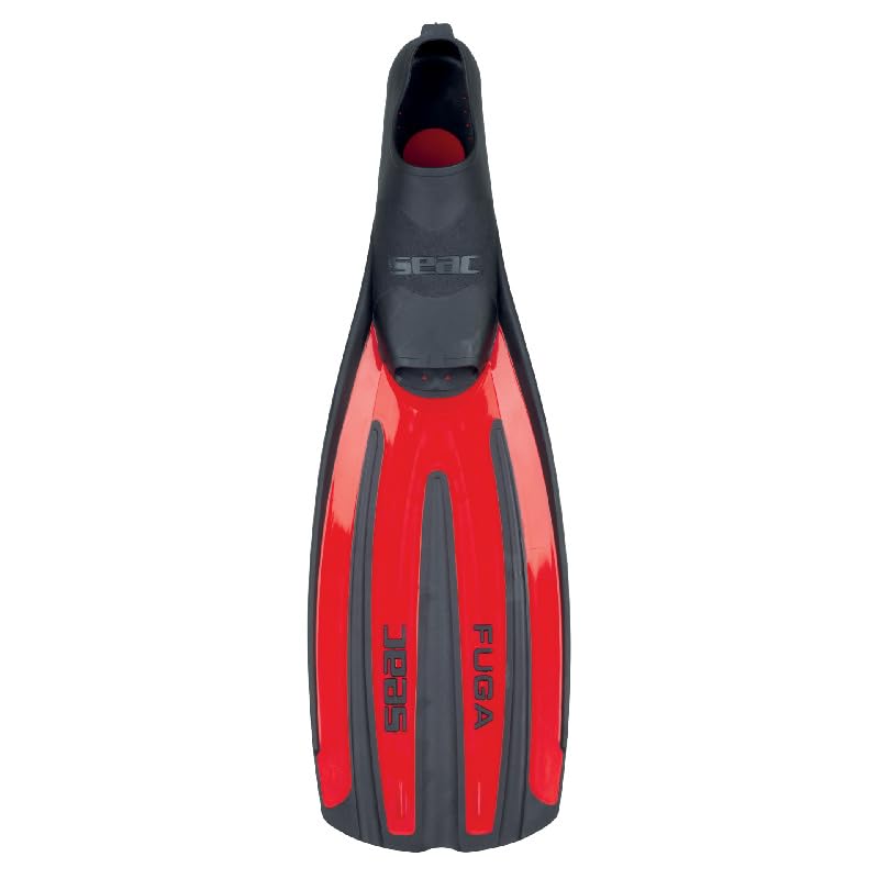 Seac Fuga, Diving Fins for Scuba Diving, Snorkelling and Apnea with Foot Pocket,