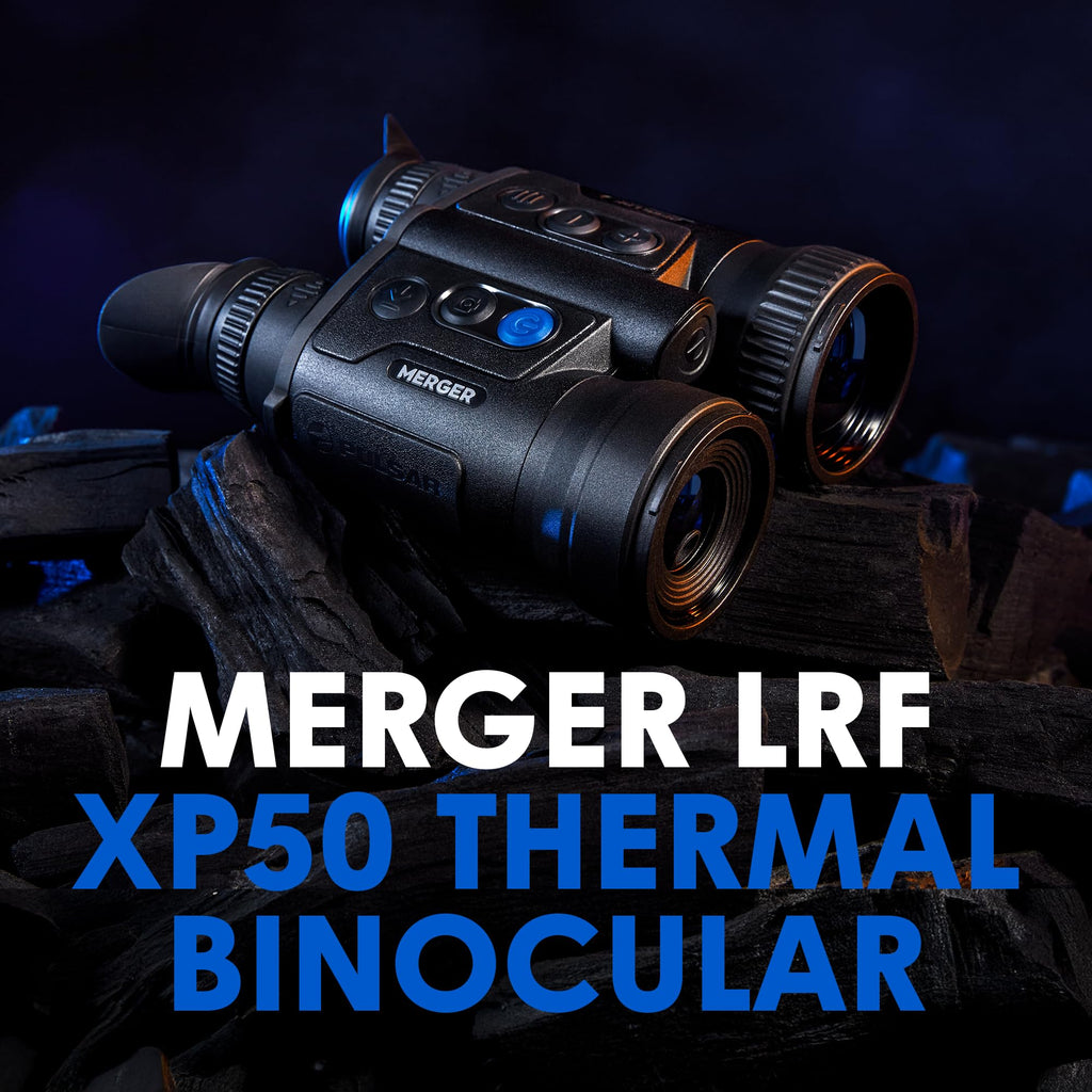 Pulsar Merger LRF XP50 Thermal Imaging Binoculars with Laser Range Finder, view 2