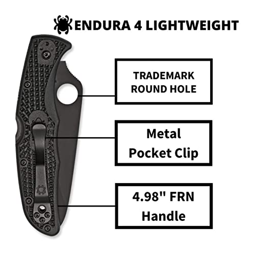 Spyderco Endura4 Nylon Combo Edge/Black, view 3
