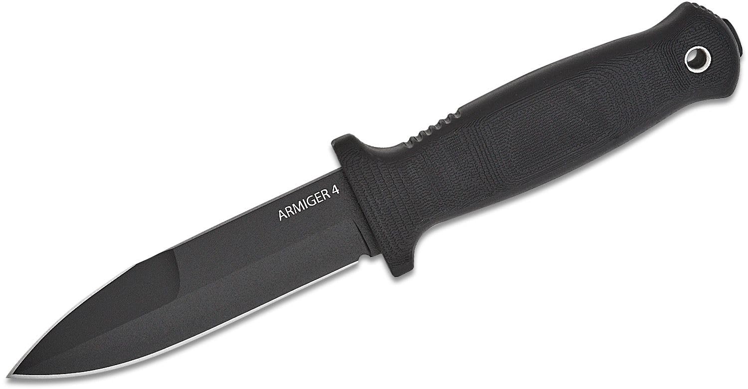Demko Knives Armiger Fixed Blade with Sheath- Armiger 2 & Armiger 4 - Clip Point