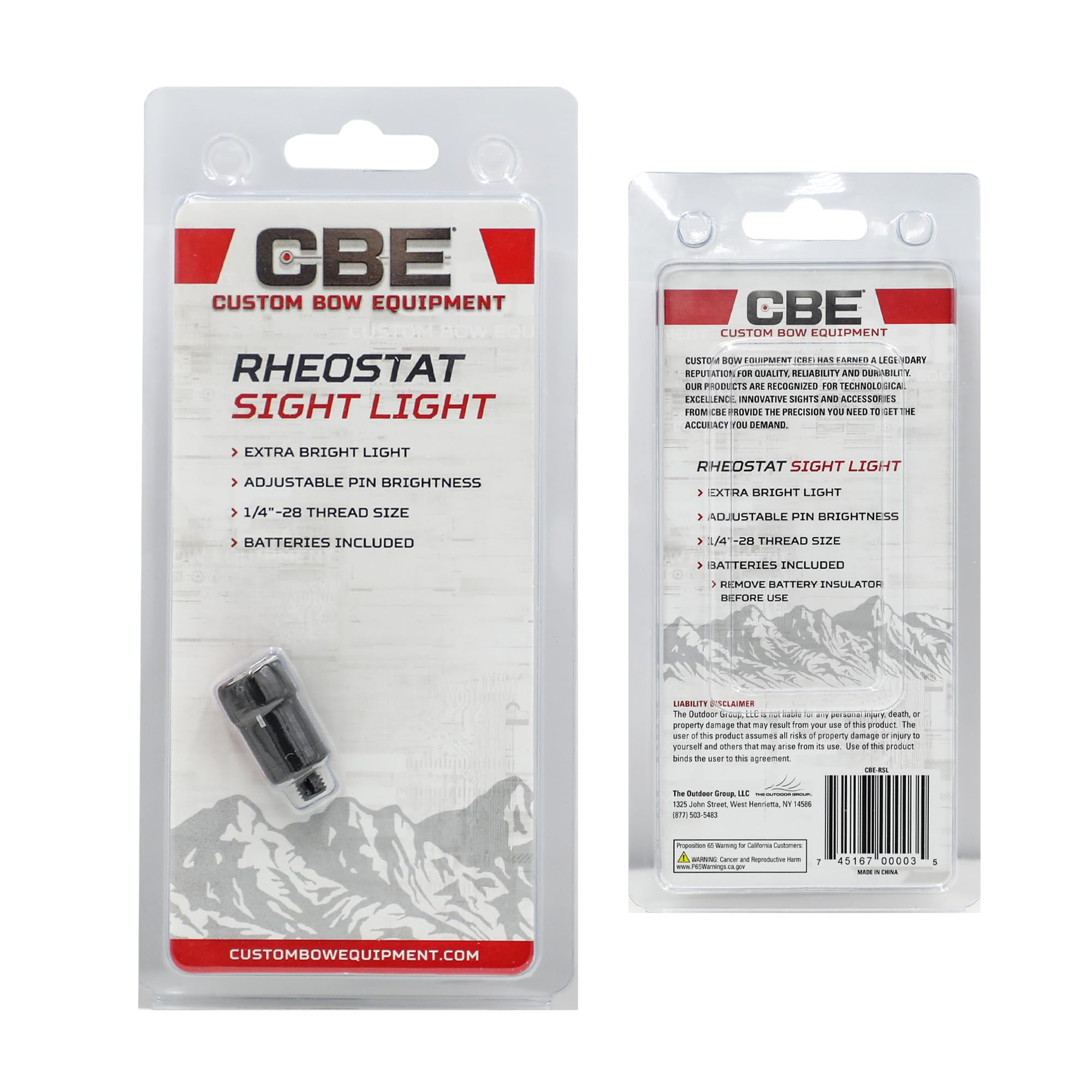 CBE Rheostat Light