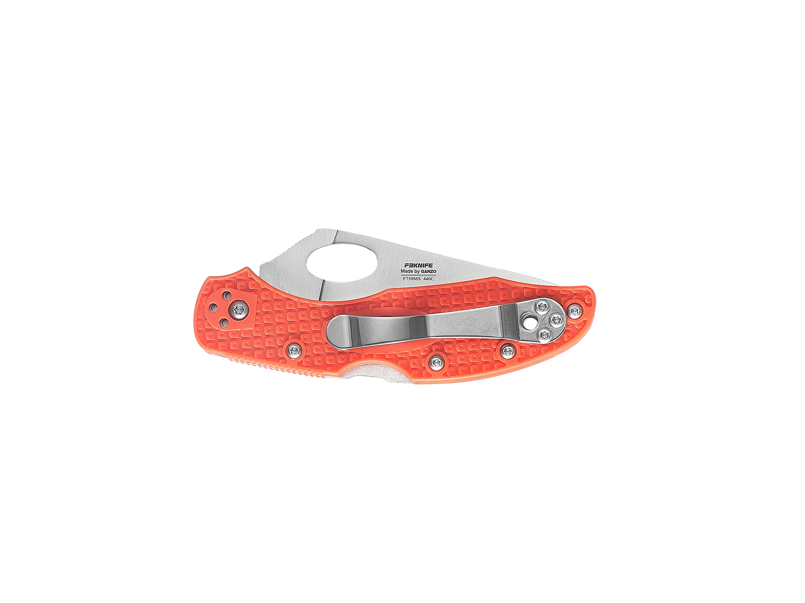 Firebird GANZO F759MS-OR Serrated Blade Pocket Folding Knife 440C