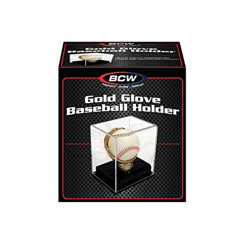 Acrylic Gold Glove Baseball Display