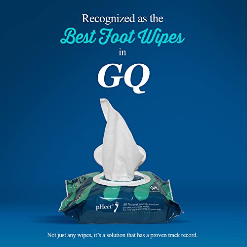 pHeet® Foot Wipes - All-Natural Antifungal & Antibacterial Formula