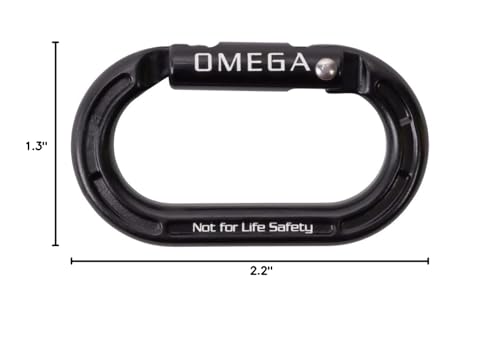 Micro Raider Mini Oval Carabiner - Hot Forged Aluminum Climbing Connector - 4kN
