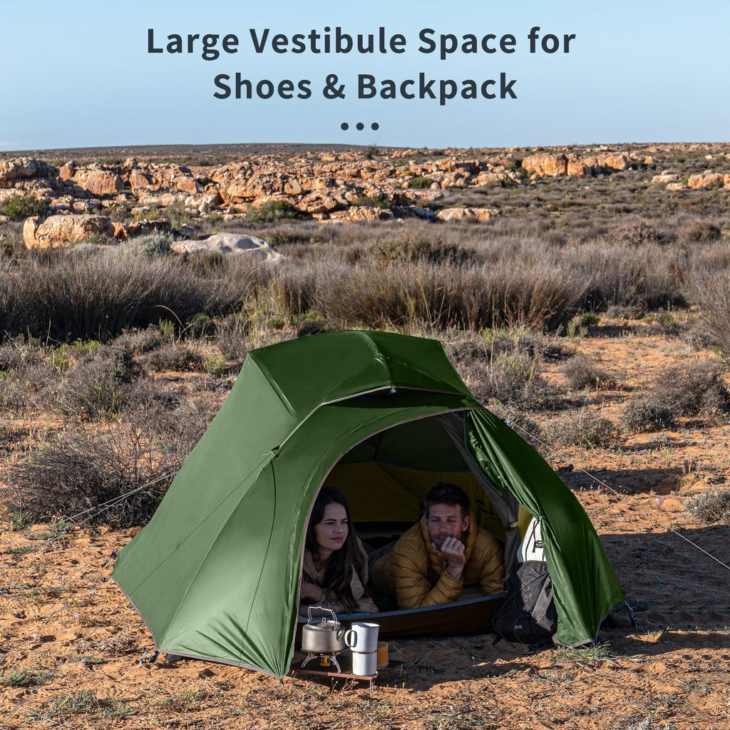 Naturehike Cloud-Up 3 Person Lightweight Backpacking Tent with Footprint - Free, view 6