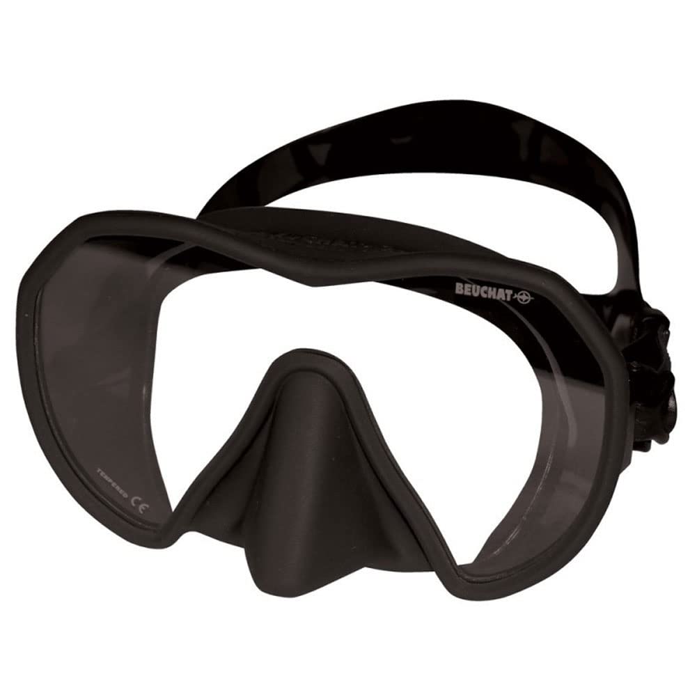 Beuchat Maxlux S Mask (Black) for Snorkeling