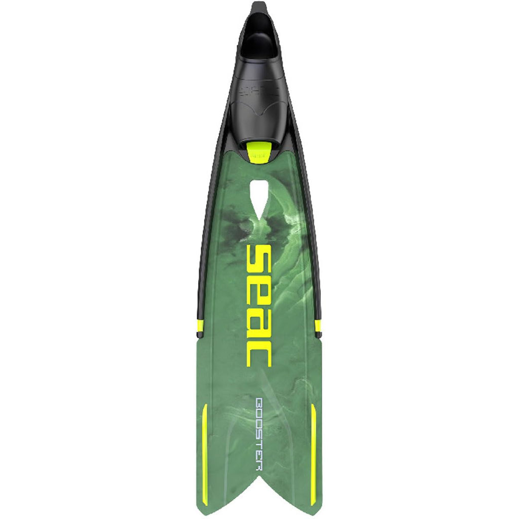 Seac Booster Freedive Fins - Green Camouflage, 6.5-7, view 2