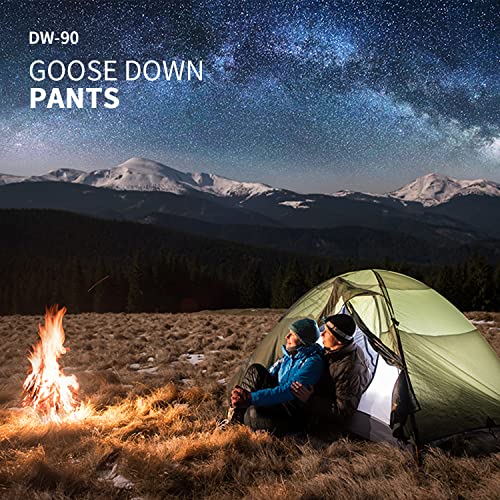 Naturehike DW Down Pants, Men's Women's Pants for Winter, 800FP Warm Windproof P, view 5