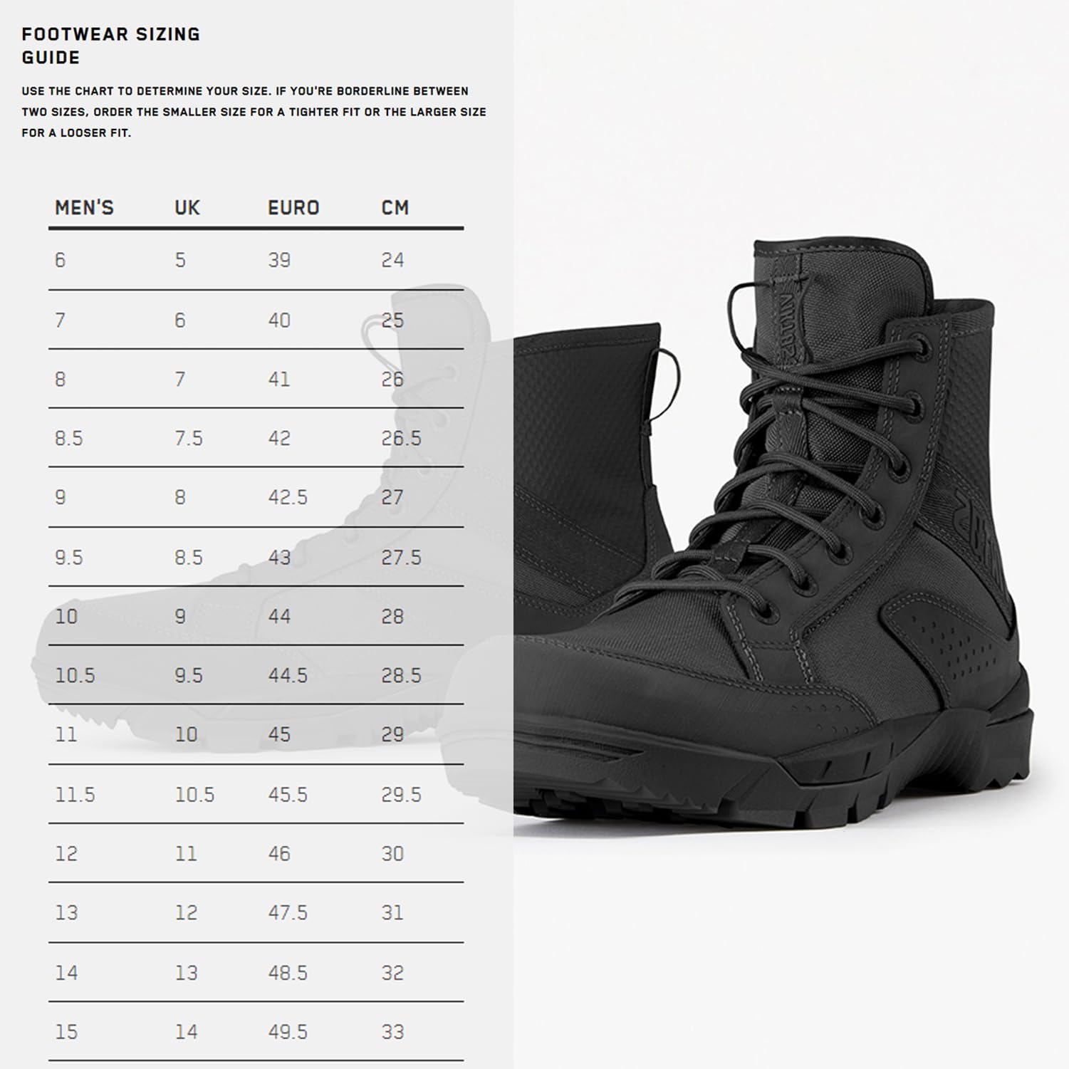 VIKTOS Men's Johnny Combat OPS Tactical Boots | Lightweight Water-Resistant Mid
