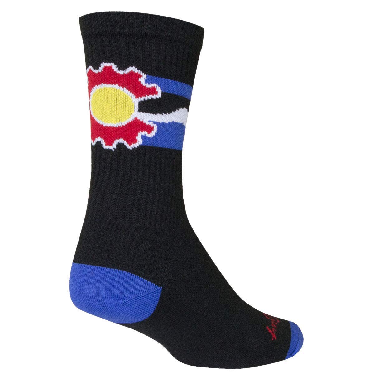 SockGuy Crew Cogorado Socks - 6 inch, Black, Large/X-Large