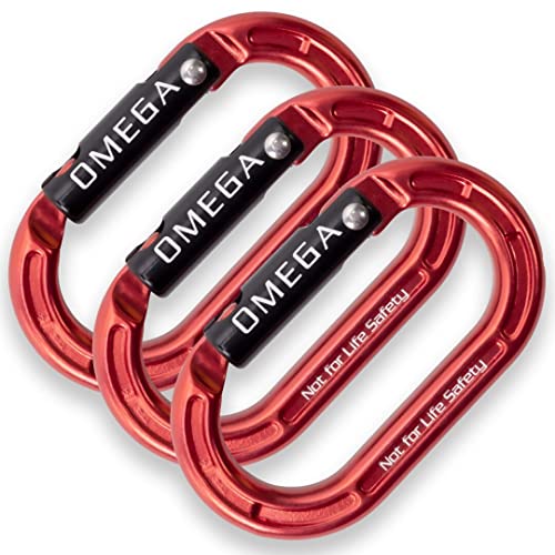 Micro Raider Mini Oval Carabiner - Hot Forged Aluminum Climbing Connector - 4kN