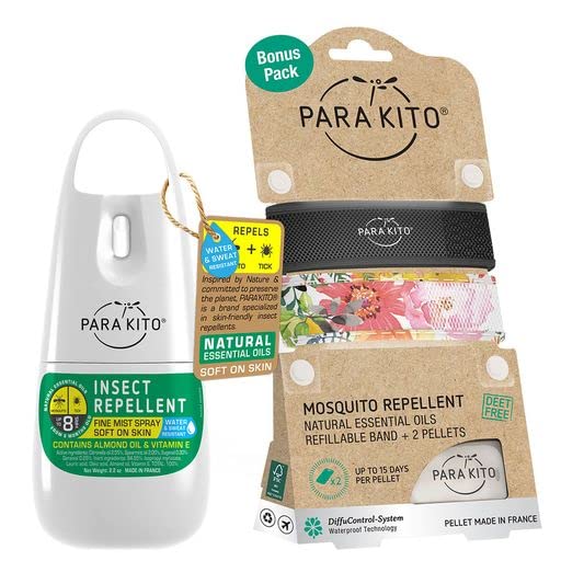 Para'Kito Mosquito Bonus Pack - 2 Mosquito Wristbands | 2 Refills