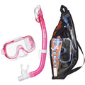 TUSA Sport Youth Mini-Kleio Mask and Dry Snorkel Combo Set, Clear Pink (UC-2022P