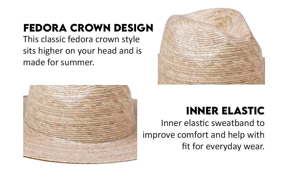 Lack of Color Women's Palma Fedora (Small/Medium, Natural), view 5