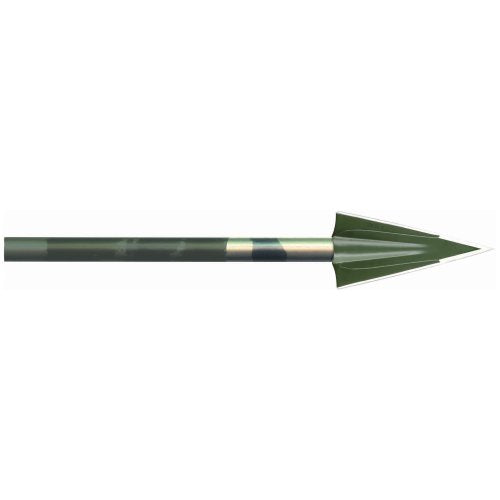 Zwickey No Mercy Broadhead Screw in 4 Blade (3 Pack), Green