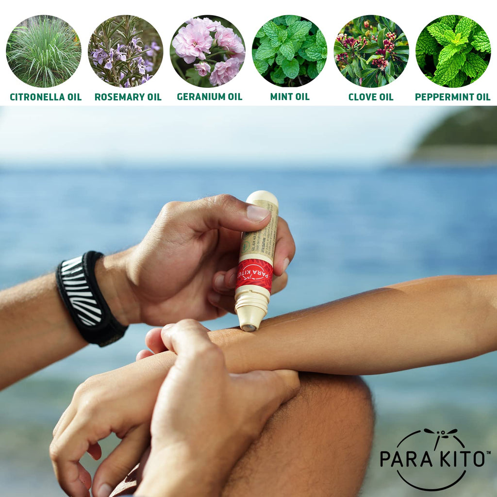PARA'KITO Mosquito Repellent Bundle - 1 Roll-on Gel | 1 Black Sport Band, view 8