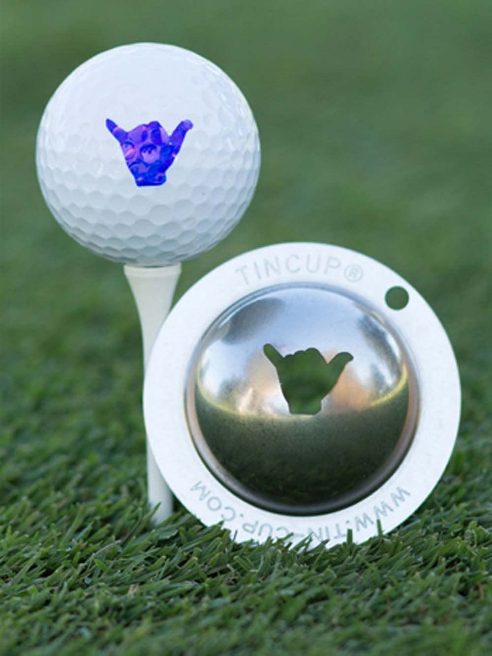 Tin Cup Golf Ball Custom Marker Alignment Tool