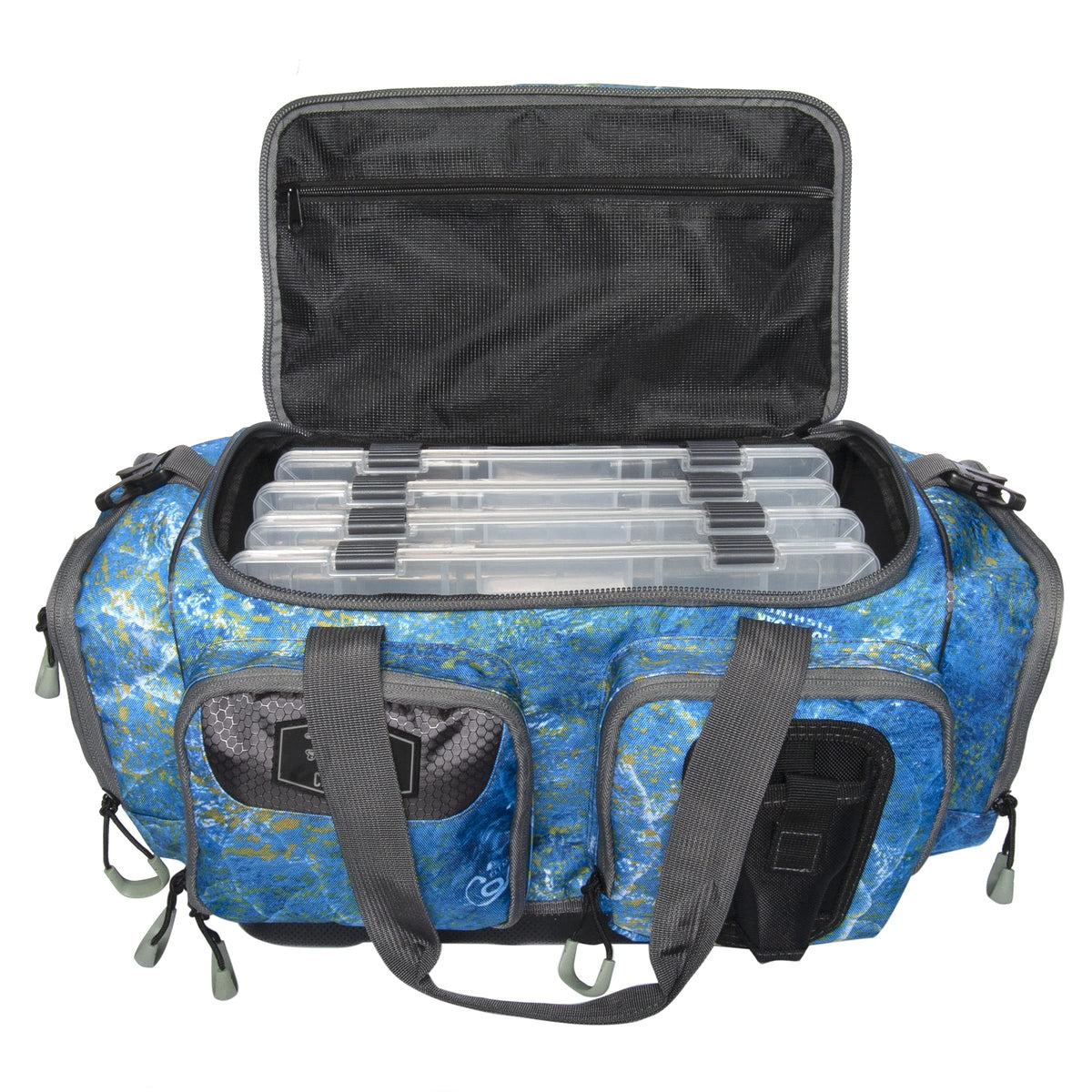 Calcutta Squall 3700 Tackle Bag with Built-In Bait Binder | 4 3700 Size Trays |