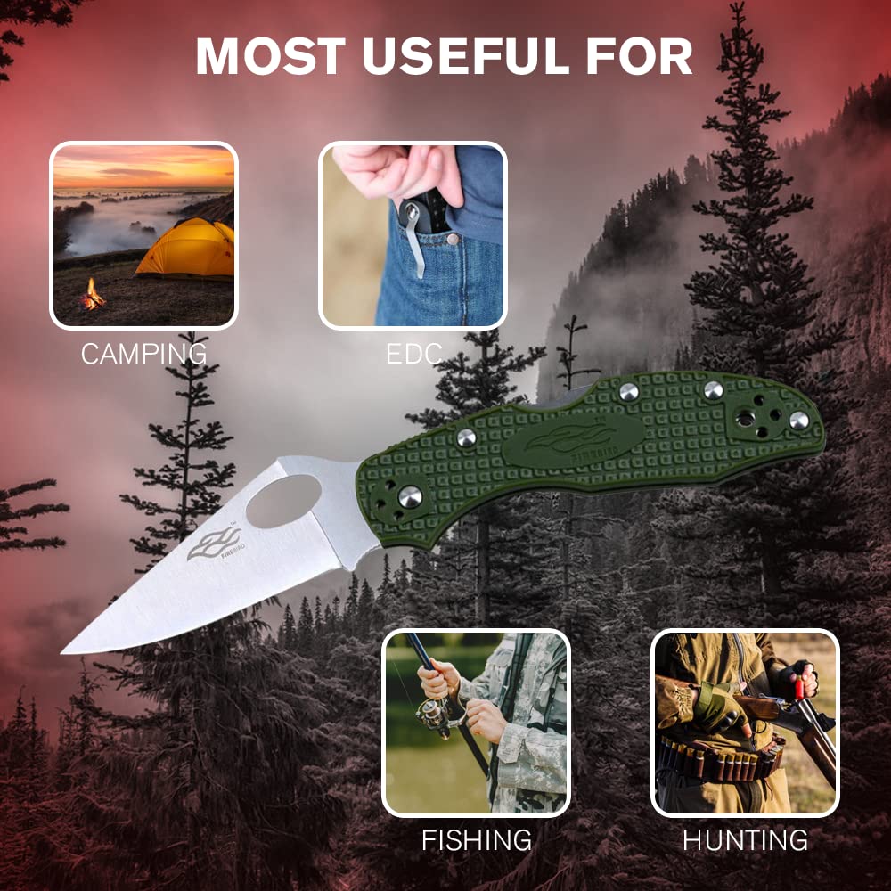 GANZO Firebird F759M Pocket Folding Knife 440C Stainless, view 7