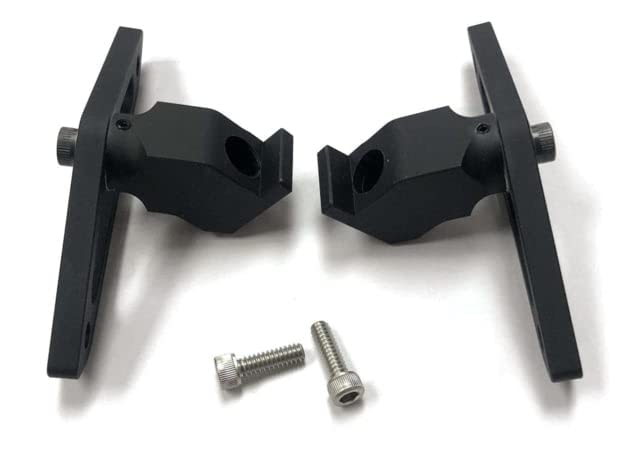 Accu-Tac P-Ski Feet, Mil-Spec Type III Hard Anodized, Flat Black, PSF-2000