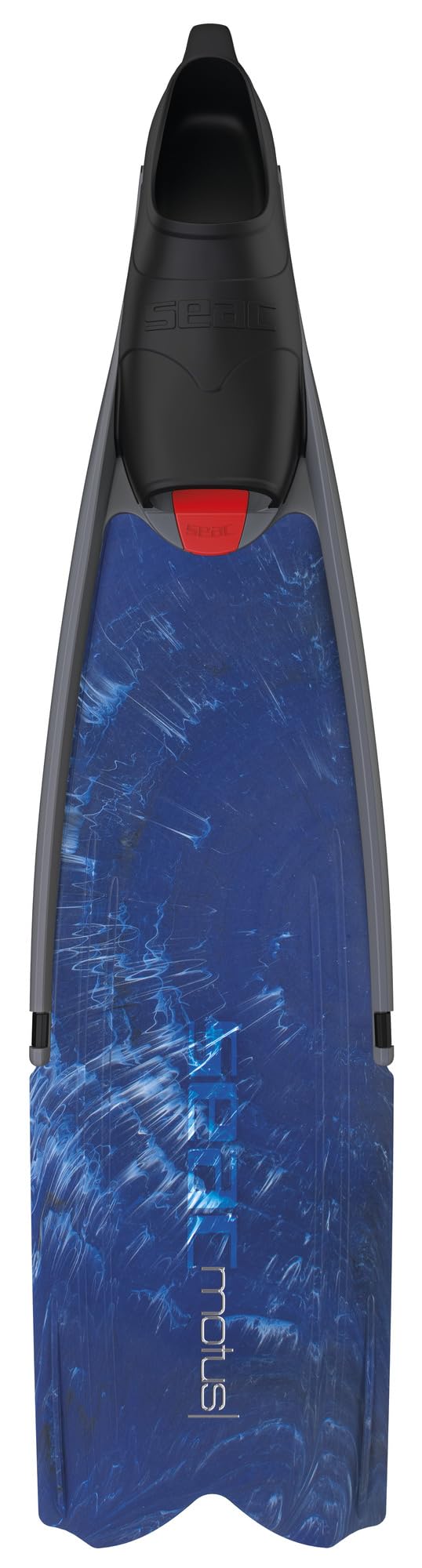Seac Motus Italian Design Long Blade Fin for Spearfishing and Freediving Fins, B