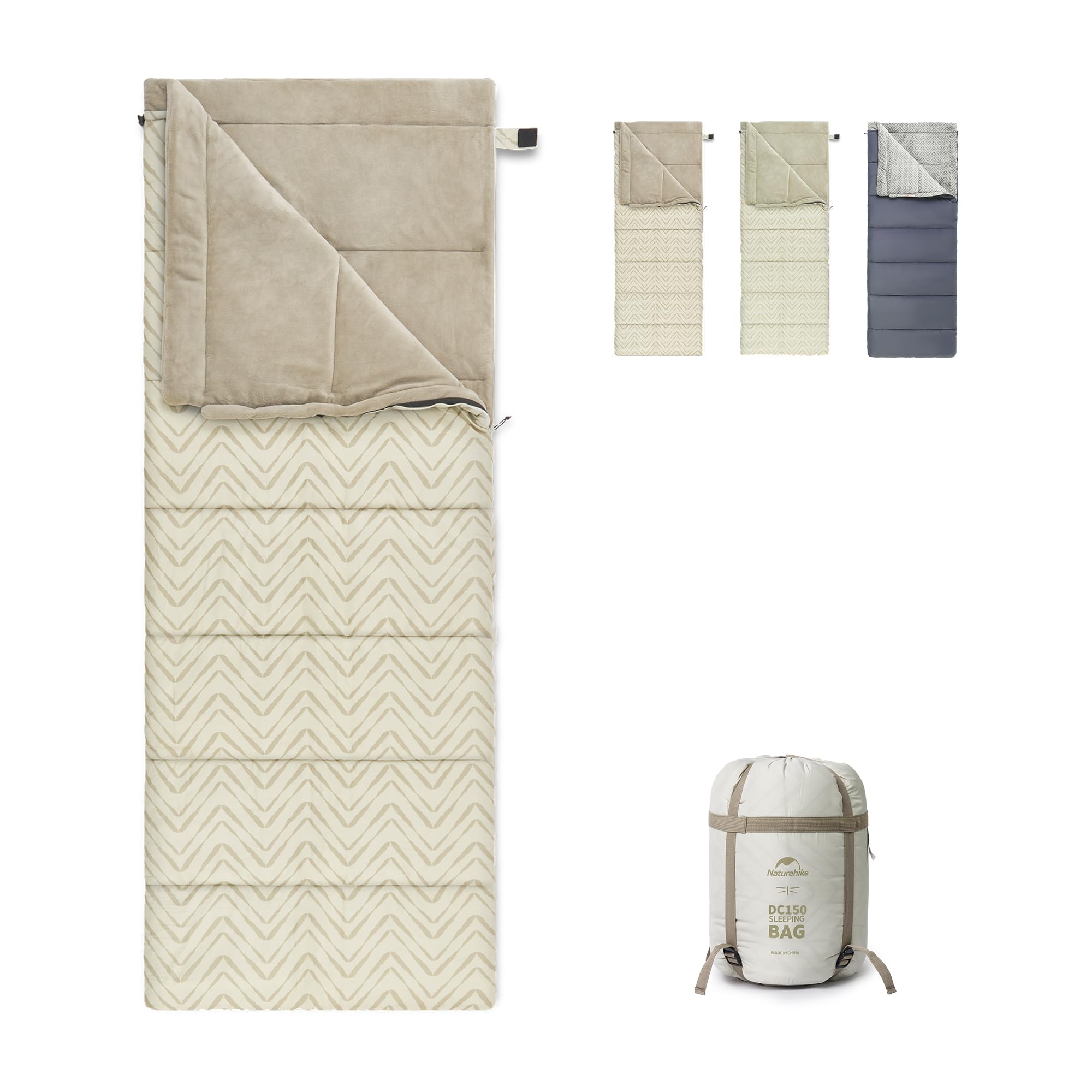 Naturehike Sammy Sleeping Bag with Marine Floating Material, HALLTHY™ Lining Lig