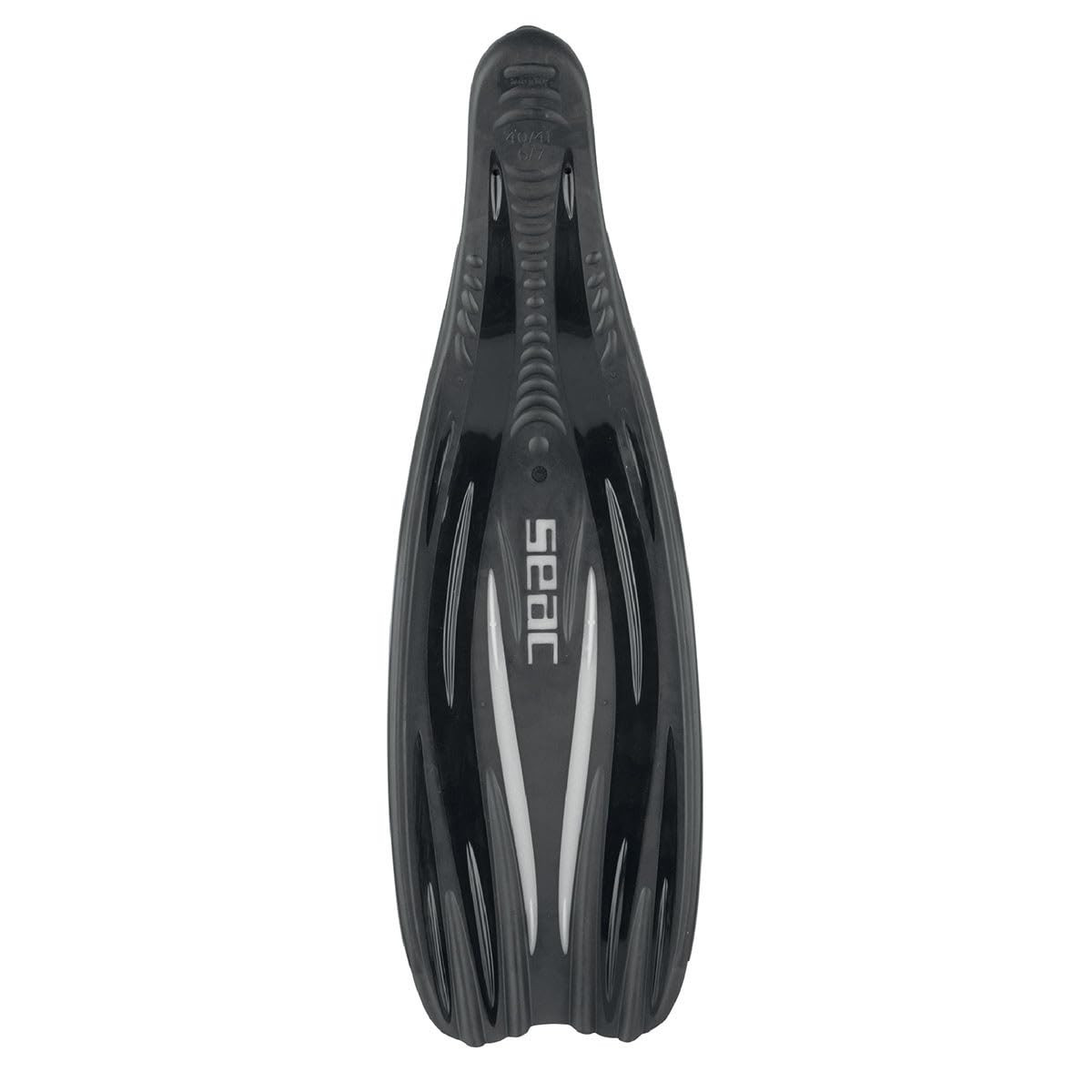 Seac F-100 PRO Full Foot Fins - Black, 40/41